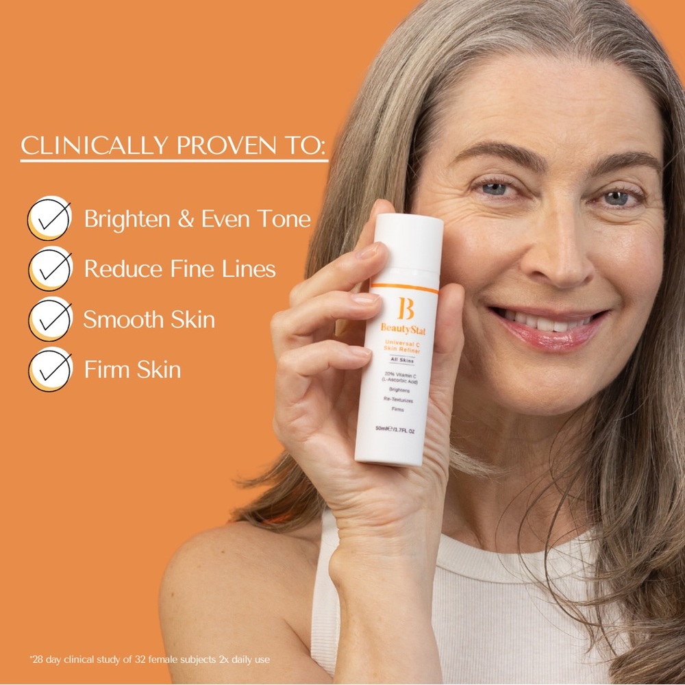 BEAUTYSTAT UNIVERSAL C SKIN REFINER BRIGHTENING VITAMIN C SERUM PORES DARK SPOTS - Picture 2 of 13